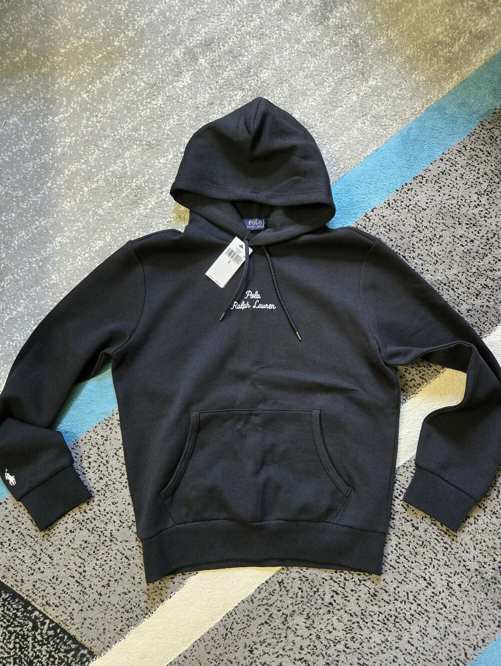 Polo Ralph Lauren Men's Logo Double Knit Hoodie, S, NWT